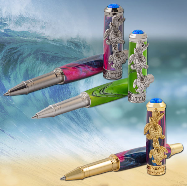 Sea Turtle Rollerball Pen Kits Sea Turtle Rollerball Pen Kits
